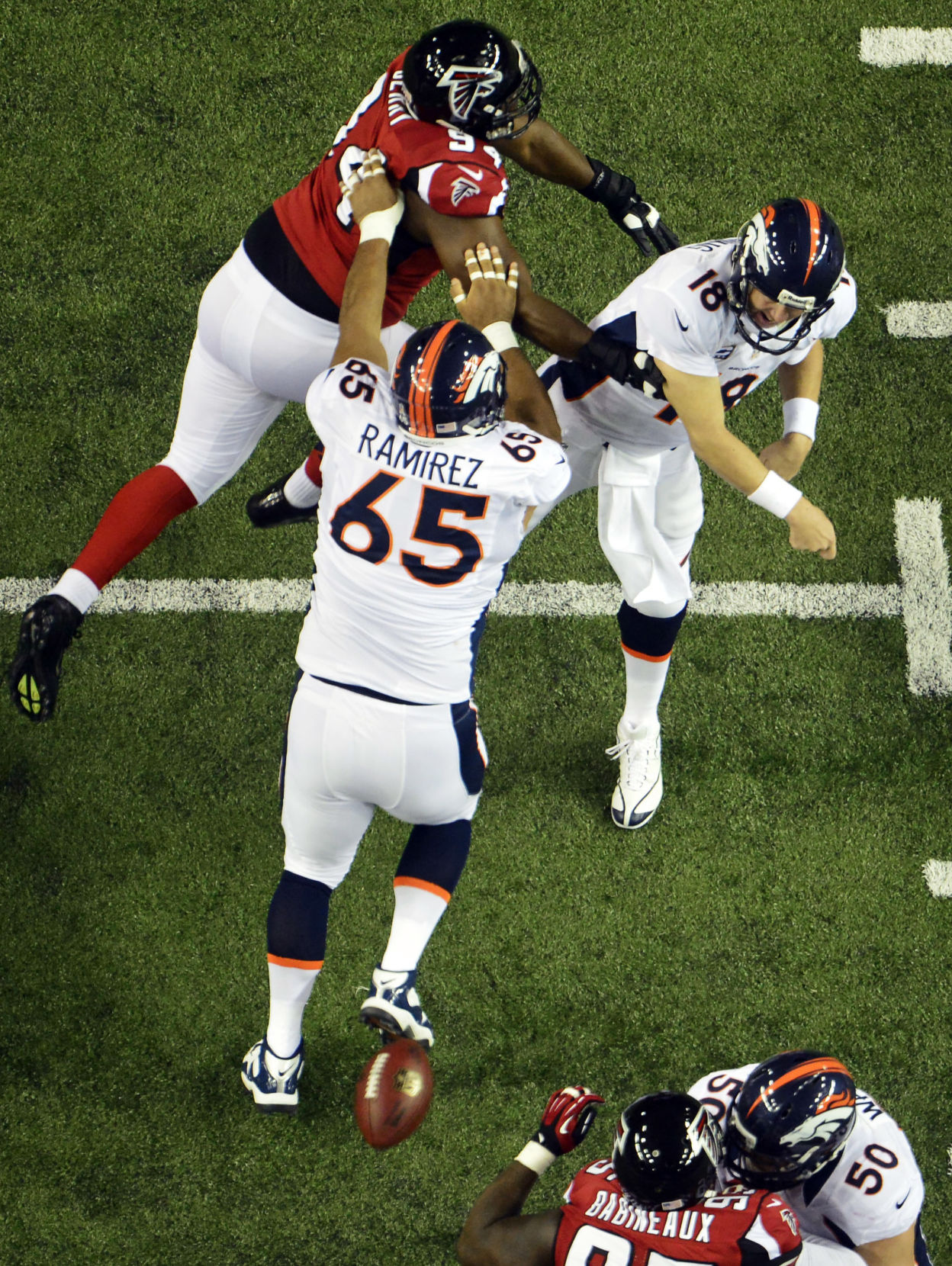 Broncos Falcons Football